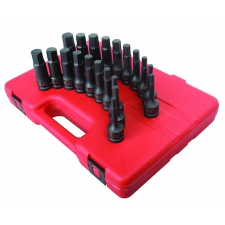 Sunex SKT SET 1/2" DR  20 PC HEX DRIVER MASTE SU2637